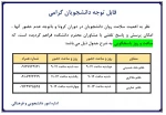 ساعت و روز پاسخگویی تلفنی مشاوران محترم دانشکده  2