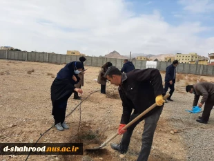 کاشت نهال به مناسبت روز درختکاری، با هدف نهادینه‌سازی «فرهنگ درختکاری» در دانشکده فنی و حرفه ای دختران شاهرود 2