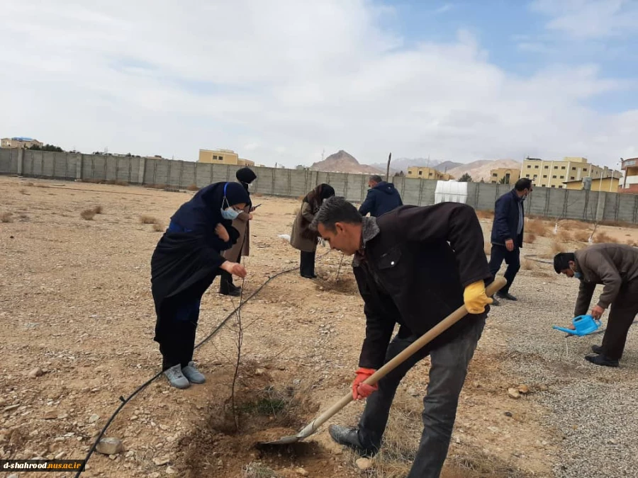 کاشت نهال به مناسبت روز درختکاری، با هدف نهادینه‌سازی «فرهنگ درختکاری» در دانشکده فنی و حرفه ای دختران شاهرود 2