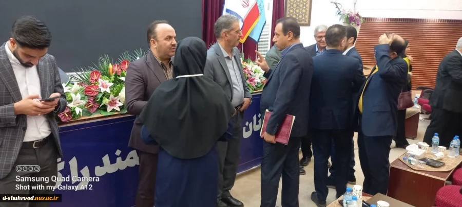 بازدید رئیس و اعضای هیئت رئیسه دانشگاه ملی مهارت استان سمنان از غرفه این مجموعه دانشگاهی در هشتمین بازارچه دانشجویی 8