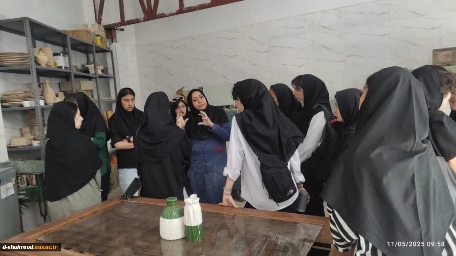 بازدید علمی دانشجویان دانشکده ملی مهارت دختران شاهرود 2