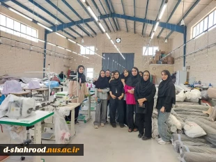 ازدید علمی جمعی از دانشجویان گروه هنر با سرپرستی سرکار خانم منصوره یغمائی 7